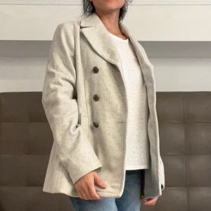 Banana Republic Double Breasted Wool Blend coat M
